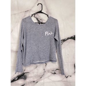 PINK Off Shoulder Sweater